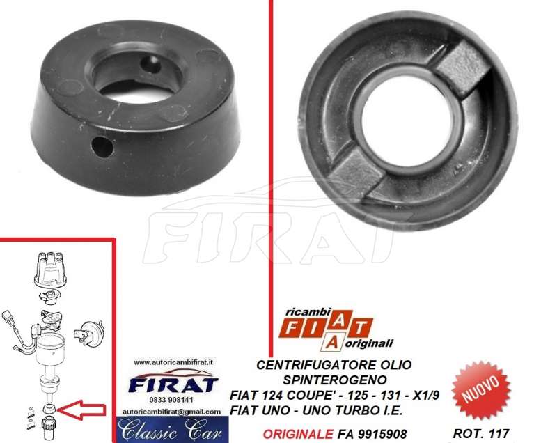 CENTRIFUGATORE OLIO SPINTEROGENO FIAT 124-125-131-UNO (9915908)